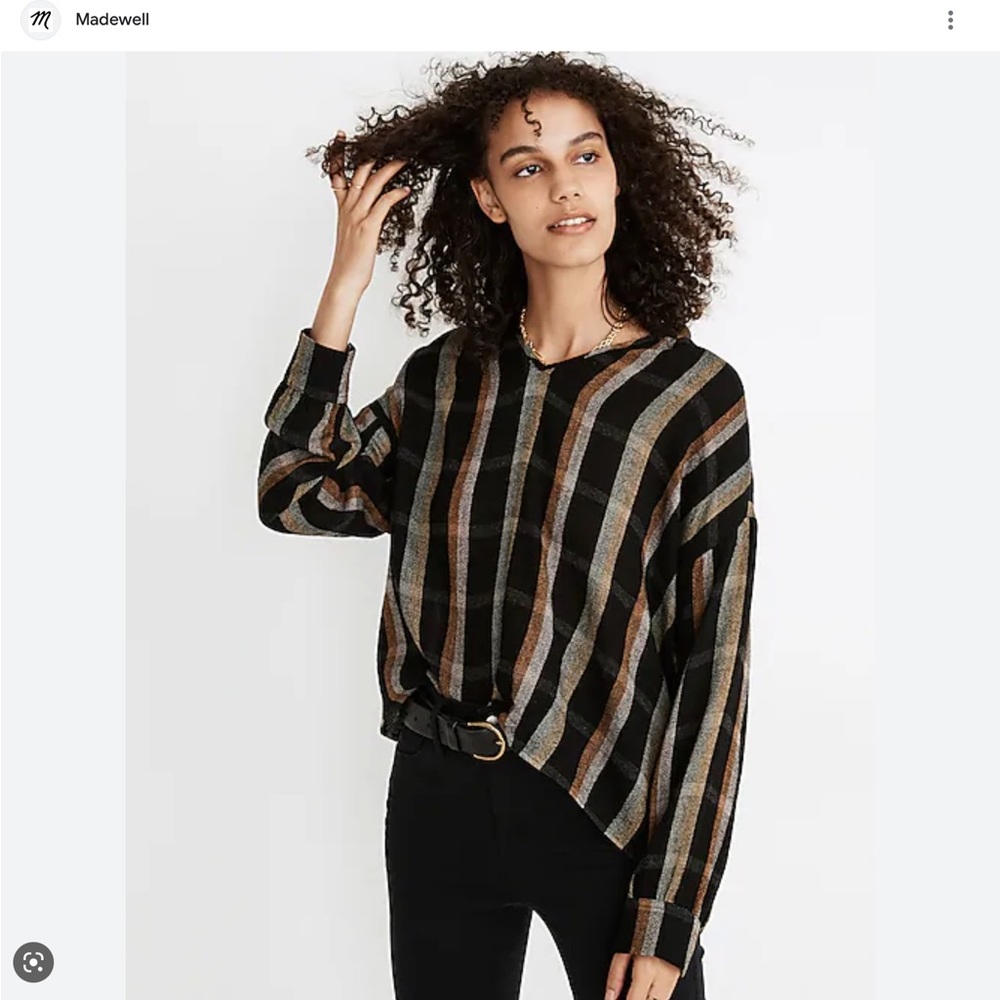 Madewell Highroad Popover Shirt in Lessing Plaid